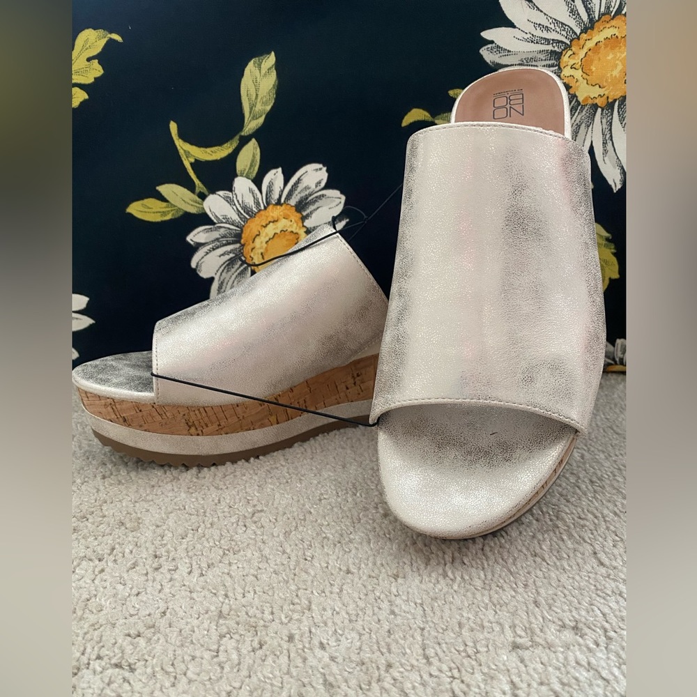 NWOT! No Boundaries Cork Wedge Platforms